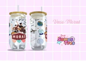 Vaso de vidrio Morat Banda